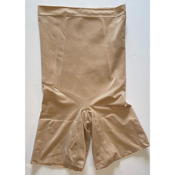 SPANX SPANXsculpt On Core Sz SMALL Waisted Mid Thigh Short Nude SS1915 - Picture 1 of 10